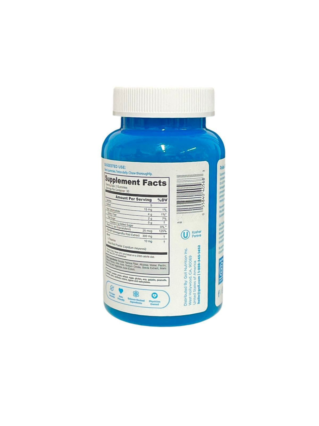 Goli Ashwagandha Gummies – Zero Azúcar, Máxima Calma 🍃