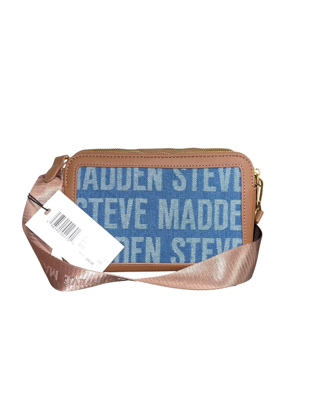 Crossbody Steve Madden Mezclilla Doble Cierre