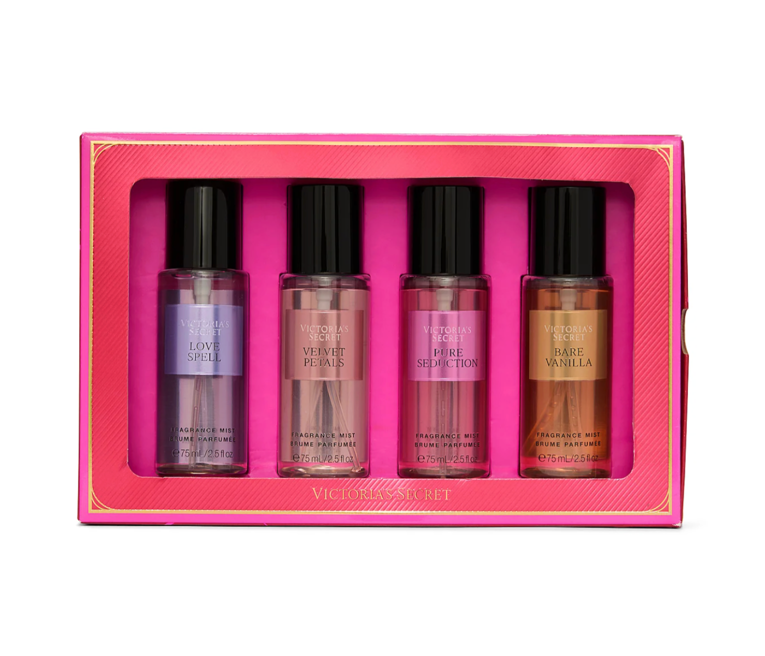 Set de Mini Body Mist Victoria’s Secret 4 Fragancias