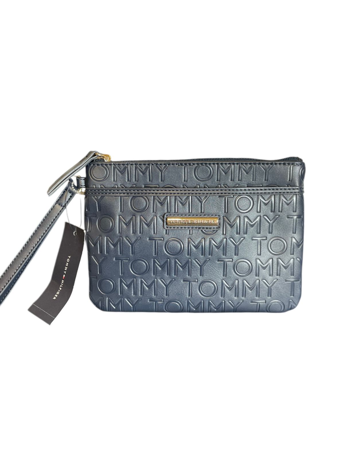 Muñequera Tommy Hilfiger Azul Marino con Monograma